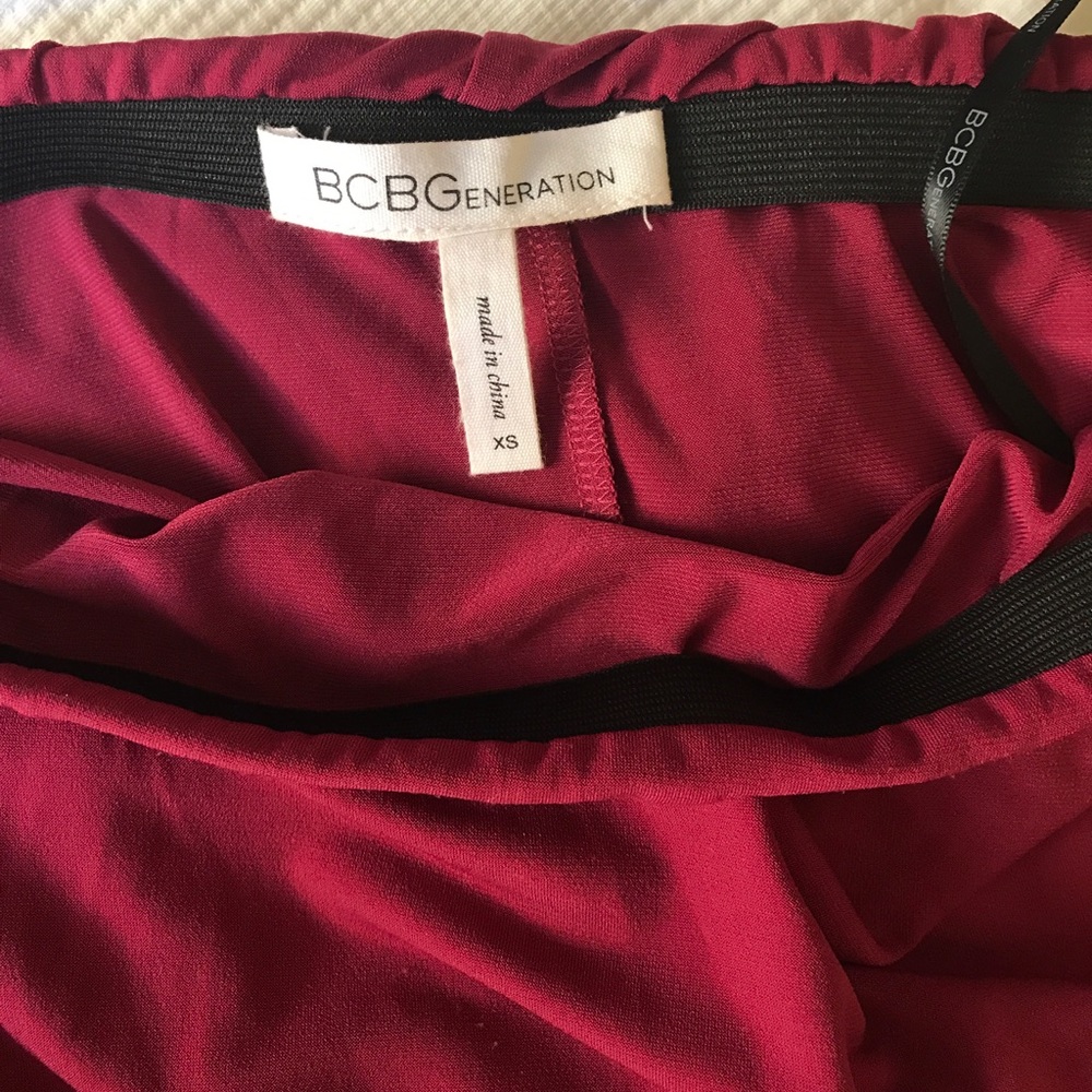 LAST CHANCE 10/13🔸 BCBGeneration | Cross Front Halter Dress in Purple Berry - Picture 5 of 8